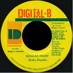 Shaka Shamba Reggae Fight USED VINYL 7INCH 45 RPM