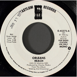 Orleans Reach USED VINYL 7INCH 45 RPM SINGLE PROMO STEREO MONO