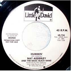 Nat Adderley / The Basic Black Band Hummin' USED VINYL 7INCH 45 RPM PROMO
