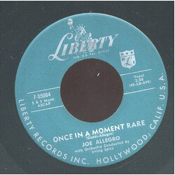 Joe Allegro Once In A Moment Rare / I Found A Dream USED VINYL 7INCH 45 RPM