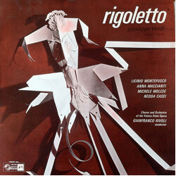 Giuseppe Verdi / Orchester Der Wiener Staatsoper / Wiener Staatsopernchor / Gianfranco Rivoli Rigoletto (Concert Version) Vinyl LP USED