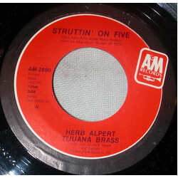 Herb Alpert & The Tijuana Brass Struttin' On Five USED VINYL 7INCH 45 RPM SINGLE