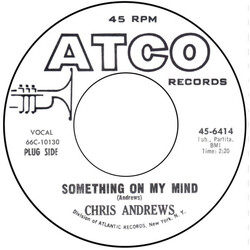 Chris Andrews (3) Something On My Mind USED VINYL 7INCH 45 RPM PROMO