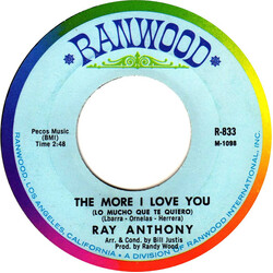 Ray Anthony The More I Love You (Lo Mucho Que Te Quiero) / Just A Closer Walk With Thee USED VINYL 7INCH SINGLE 45 RPM