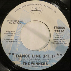 The Winners Dance Line USED VINYL 7INCH 45 RPM PROMO STYRENE