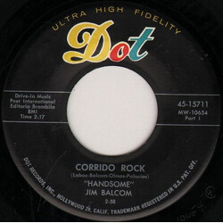 "Handsome" Jim Balcom Corrido Rock USED VINYL 7INCH SINGLE 45 RPM