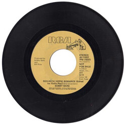 Bobby Bare Red-Neck Hippie Romance USED VINYL 7INCH SINGLE PROMO