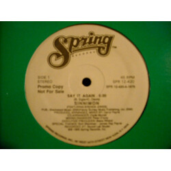 Sinnamon Say It Again Vinyl 12" USED