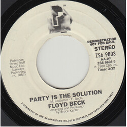 Floyd Beck Party Is The Solution USED VINYL 7INCH SINGLE PROMO STEREO