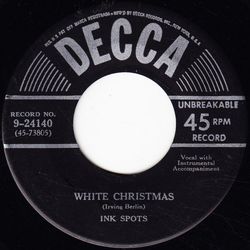 The Ink Spots White Christmas / Always Vinyl 7" USED