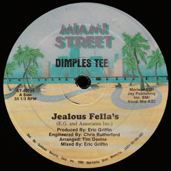 Dimples Tee Jealous Fella's Vinyl 12" USED