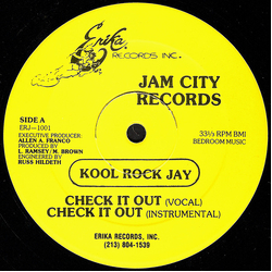 Kool Rock Jay And The DJ Slice Check It Out / Slice It Up Vinyl 12" USED