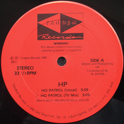 HP (4) Ho Patrol / Skull Vinyl 12" USED