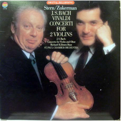 Johann Sebastian Bach / Antonio Vivaldi / Isaac Stern / Pinchas Zukerman / The Saint Paul Chamber Orchestra Concerti For 2 Violins Vinyl LP USED