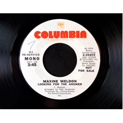 Maxine Weldon Looking For The Answer Vinyl 7" USED