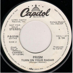 Prism (7) Turn On Your Radar USED VINYL 7INCH 45 RPM SINGLE PROMO