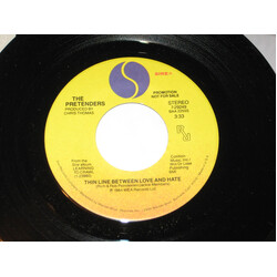The Pretenders Thin Line Between Love And Hate USED VINYL 7INCH 45 RPM PROMO