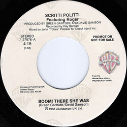 Scritti Politti / Roger Troutman Boom! There She Was USED VINYL 7INCH PROMO