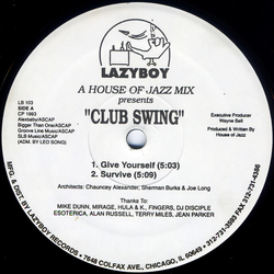 House Of Jazz Club Swing Vinyl 12" USED