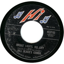 Bill Black's Combo Bright Lights, Big City / Red Light USED VINYL 7INCH 45 RPM