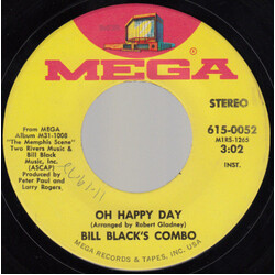 Bill Black's Combo Oh Happy Day / Sugar Cured USED VINYL 7INCH 45 RPM STEREO