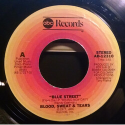 Blood, Sweat And Tears Blue Street USED VINYL 7INCH 45 RPM SINGLE STYRENE