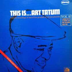 Art Tatum This Is...Art Tatum Vol. II Vinyl LP USED