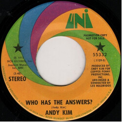 Andy Kim Who Has The Answers? USED VINYL 7INCH 45 RPM PROMO STEREO MONO
