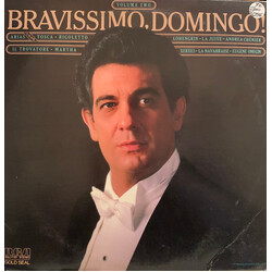 Placido Domingo Bravissimo, Domingo! Volume Two Vinyl LP USED