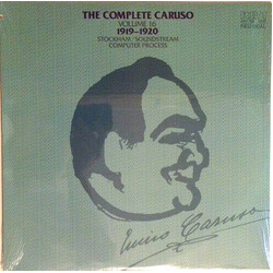 Enrico Caruso The Complete Caruso: Vol 16 - 1919-1920 Vinyl LP USED