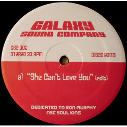 Unknown Artist She Can't Love You VINYL 12" USED