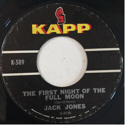 Jack Jones The First Night Of The Full Moon USED VINYL 7INCH 45 RPM SINGLE STYRENE