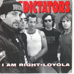 The Dictators I Am Right USED VINYL 7INCH 45 RPM SINGLE