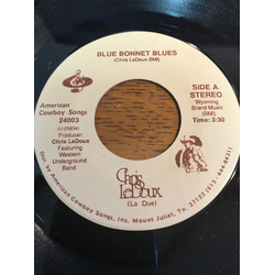 Chris LeDoux Blue Bonnet Blues Vinyl 7" USED