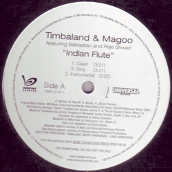 Timbaland & Magoo / Sebastian (3) / Raje Shwari Indian Flute Vinyl 12" USED