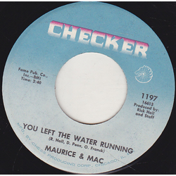 Maurice & Mac You Left The Water Running Vinyl 7" USED