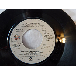 T.G. Sheppard I Loved 'Em Every One Vinyl 7" USED