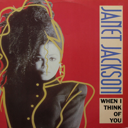 Janet Jackson When I Think Of You Vinyl 12" USED