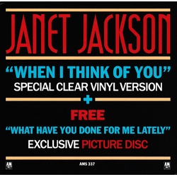 Janet Jackson When I Think Of You / What Have You Done For Me Lately Vinyl 7" USED