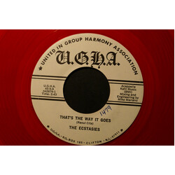 The Ecstasies That's The Way It Goes / I Don't Know Why USED VINYL 7INCH 45 RPM SINGLE