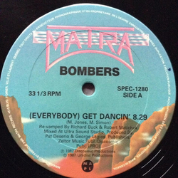 Bombers / Manu Dibango (Everybody) Get Dancin' / Soul Makossa Vinyl 12" USED