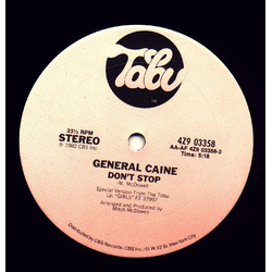 General Caine Don't Stop / For Lovers Only Vinyl 12" USED
