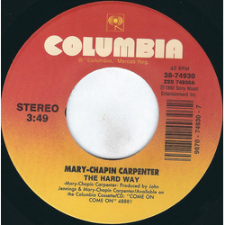 Mary Chapin Carpenter The Hard Way Vinyl 7" USED