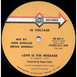 Hi Voltage Love Is The Message Vinyl 12" USED