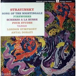 Igor Stravinsky / London Symphony Orchestra / Antal Dorati Song Of The Nightingale / Fireworks / Scherzo A La Russe / Four Etudes / Tango Vinyl LP USE