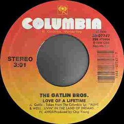 Larry Gatlin & The Gatlin Brothers Love Of A Lifetime Vinyl 7" USED