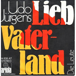 Udo Jürgens Lieb Vaterland Vinyl 7" USED
