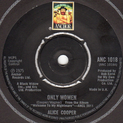 Alice Cooper Only Women Vinyl 7" USED