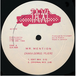 Chaka Demus & Pliers Mr. Mention Vinyl 12" USED