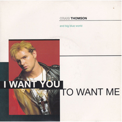 Craig Thomson / Big Blue World I Want You To Want Me Vinyl 7" USED